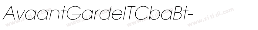 AvaantGardelTCbaBt字体转换 AvaantGardelTCbaBt字体转换