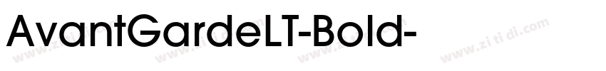 AvantGardeLT-Bold字体转换