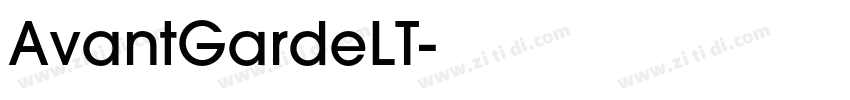 AvantGardeLT字体转换