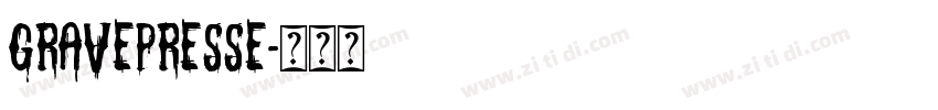 GravePresse字体转换