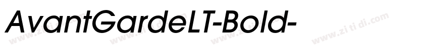 AvantGardeLT-Bold字体转换