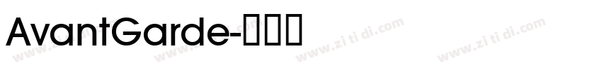 AvantGarde字体转换