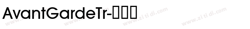 AvantGardeTr字体转换