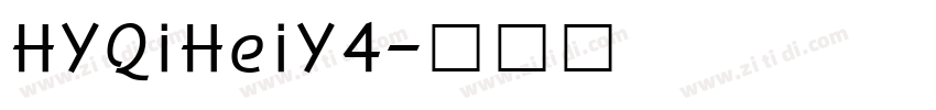 HYQiHeiY4字体转换