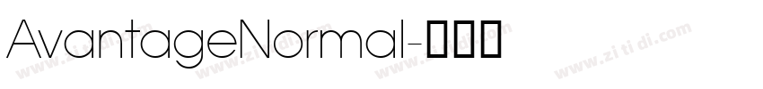 AvantageNormal字体转换