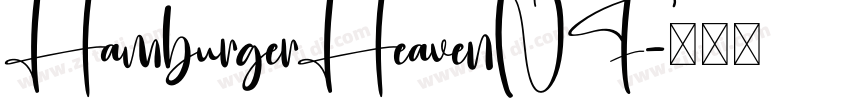 HamburgerHeavenNF字体转换