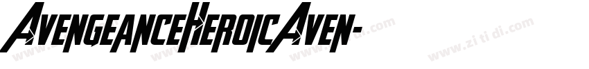 AvengeanceHeroicAven字体转换
