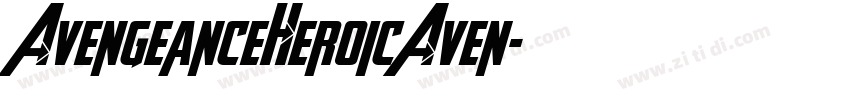 AvengeanceHeroicAven字体转换