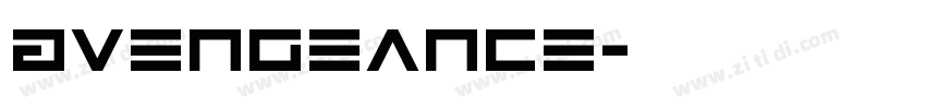 Avengeance字体转换