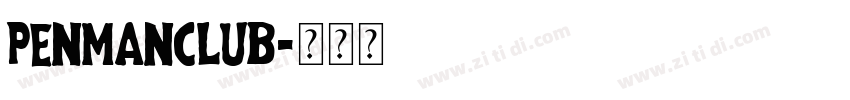 PenmanClub字体转换
