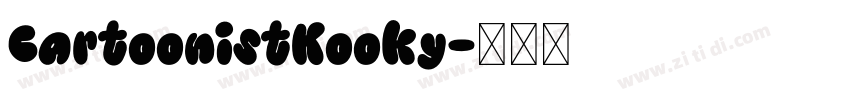 CartoonistKooky字体转换