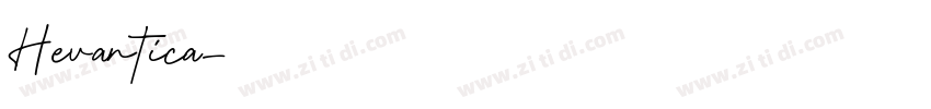 Hevantica字体转换