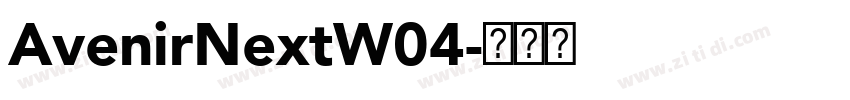 AvenirNextW04字体转换