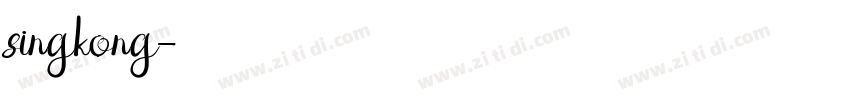 singkong字体转换