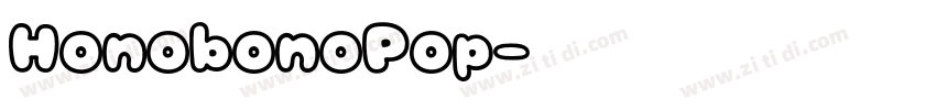 HonobonoPop字体转换