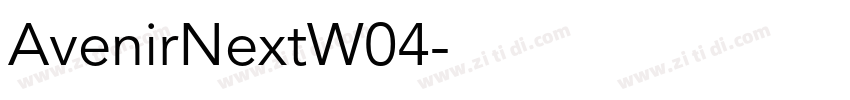 AvenirNextW04字体转换