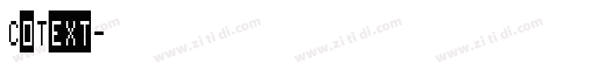 CoText字体转换