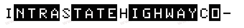 IntraStateHighwayCo字体转换