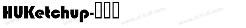 HUKetchup字体转换