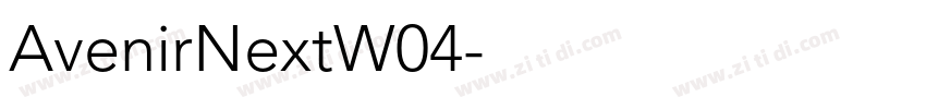 AvenirNextW04字体转换