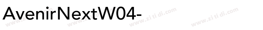 AvenirNextW04字体转换