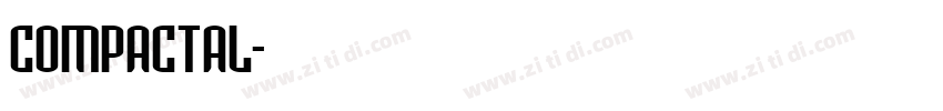 compactal字体转换