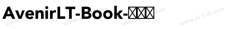 AvenirLT-Book字体转换