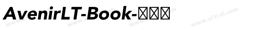 AvenirLT-Book字体转换