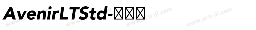 AvenirLTStd字体转换