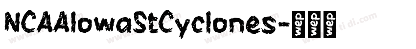 NCAAIowaStCyclones字体转换 NCAAIowaStCyclones字体转换