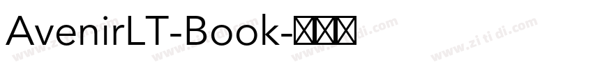 AvenirLT-Book字体转换
