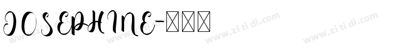 JOSEPHINE字体转换