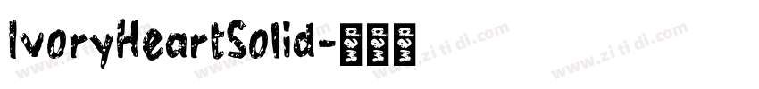 IvoryHeartSolid字体转换
