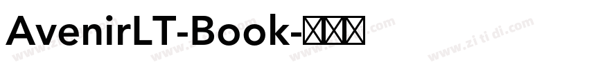 AvenirLT-Book字体转换