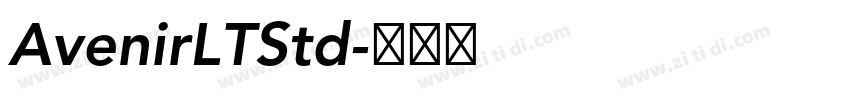 AvenirLTStd字体转换