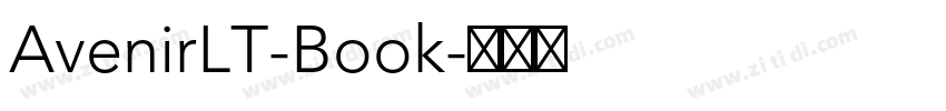 AvenirLT-Book字体转换