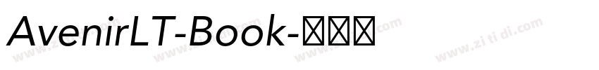 AvenirLT-Book字体转换