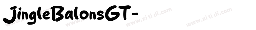 JingleBalonsGT字体转换