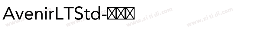 AvenirLTStd字体转换