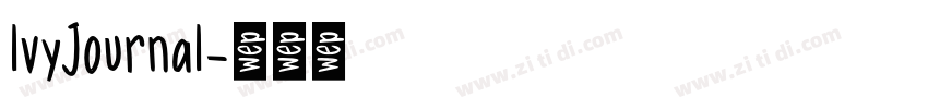 lvyJournal字体转换