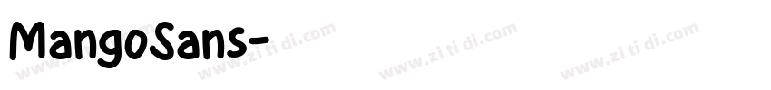 MangoSans字体转换