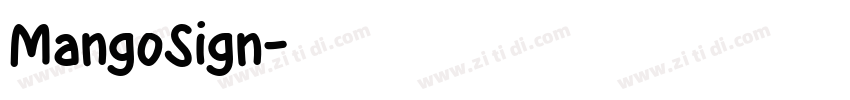 MangoSign字体转换