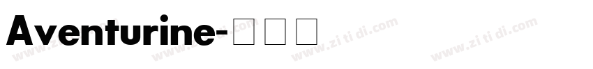 Aventurine字体转换