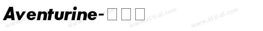 Aventurine字体转换