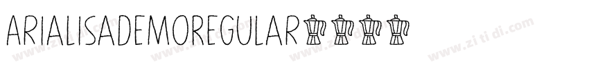 ArialisaDemoRegular字体转换