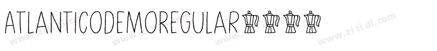AtlanticoDemoRegular字体转换