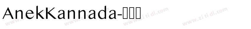 AnekKannada字体转换