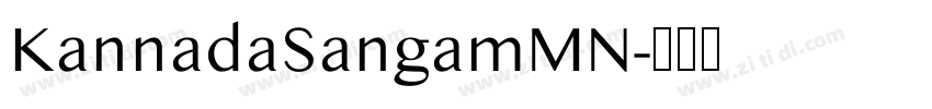 KannadaSangamMN字体转换