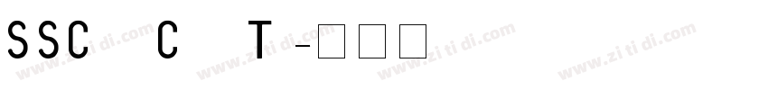 SSCheCheTi字体转换