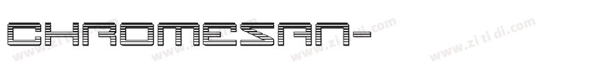 ChromeSan字体转换